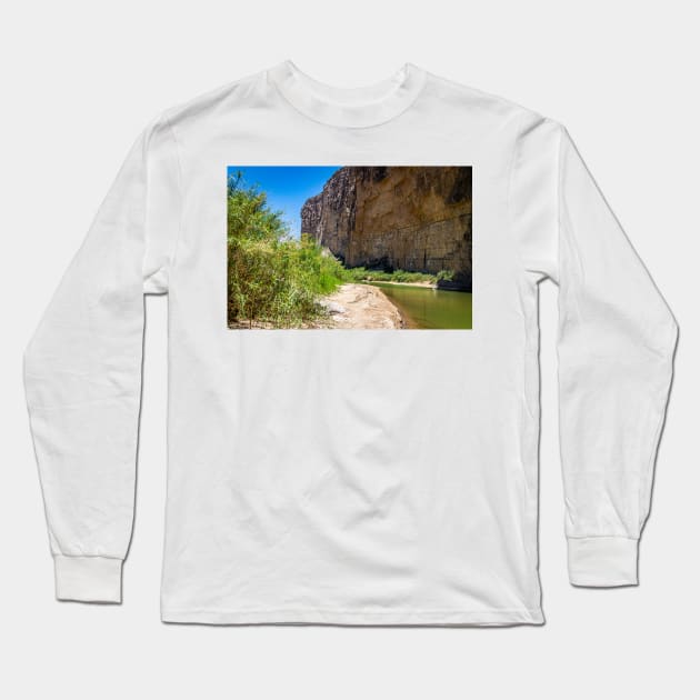 Santa Elena Canyon Long Sleeve T-Shirt by Gestalt Imagery